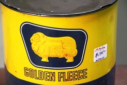 Vintage Golden Fleece Duo Durex no0 5lb Grease Tin