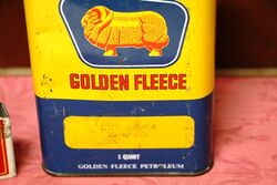 Vintage Golden Fleece Duo Grade 3040 1qrt Tin
