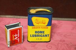Vintage Golden Fleece Duo Home Lubricant 4 FL OZ Oiler.
