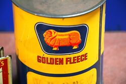Vintage Golden Fleece Duo Wheel Bearing 1lb Grease Tin