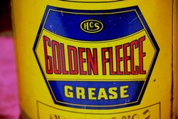 Vintage Golden Fleece HEX 5lb Graphite No 2 Grease Tin