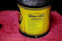 Vintage Golden Fleece HEX 5lb Graphite No 2 Grease Tin
