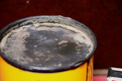 Vintage Golden Fleece Ram on Bone Water Pump 1lb Tin