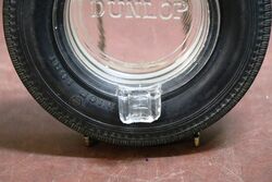 Vintage Good Year Tyre Rubber and Glass Promotional Ashtray