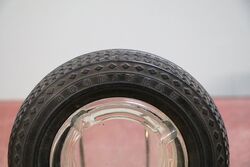 Vintage Good Year Tyre Rubber and Glass Promotional Ashtray