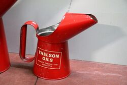 Vintage Graduated Set of 3 Thelson Oils JugPourers