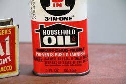 Vintage Handy Oiler 3 in One Household Oil
