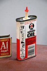 Vintage Handy Oiler 3 in One Household Oil