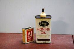 Vintage Handy Oiler. Case Honing Oil.