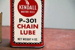 Vintage Handy Oiler Kendall Motor Oils Chain Lube