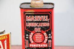 Vintage Handy Oiler Marvel Lubricating Oil