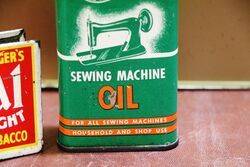 Vintage Handy Oiler Sewing Machine Oil