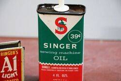 Vintage Handy Oiler Singer Sewing Machine Oil