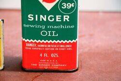 Vintage Handy Oiler Singer Sewing Machine Oil