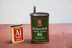 Vintage Handy Oiler Singer Sewing Machine Oil