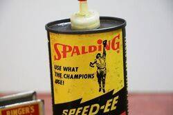 Vintage Handy Oiler Spalding SpeedEE Glove Dressing