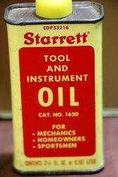 Vintage Handy Oiler Starrett Tool and Instrument Oil