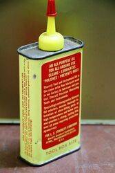 Vintage Handy Oiler Starrett Tool and Instrument Oil