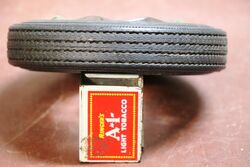 Vintage India Super Rubber and Glass Promotional Ashtray
