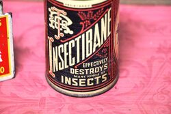 Vintage Insectibane Destroys Insects Tin 