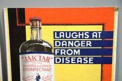 Vintage JAK TAR Disinfectant Shop Advertising Cards 