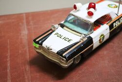 Vintage Japanese Tin Plate Model of a Police Car