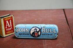 Vintage John Bull Repair Outfit Pictorial Tin