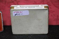 Vintage John Cotton Extra Fine Cigarettes Tin