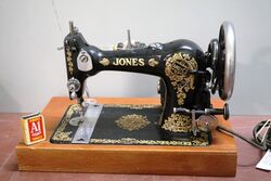 Vintage Jones Family CS Sewing Machine 