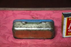 Vintage KLG Blue Spark Plug Tin