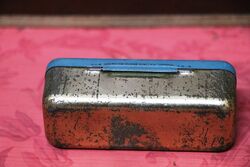 Vintage KLG Blue Spark Plug Tin