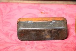 Vintage KLG Orange Spark Plug Tin