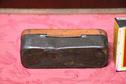 Vintage KLG Orange  Spark Plug Tin