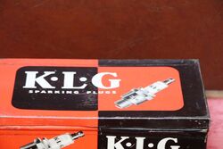 Vintage KLG Spark Plug Pictorial Tin