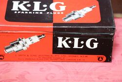 Vintage KLG Spark Plug Pictorial Tin