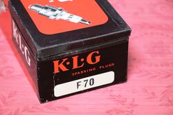 Vintage KLG Spark Plug Pictorial Tin