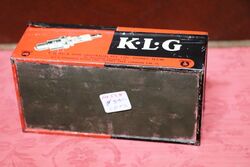 Vintage KLG Spark Plug Pictorial Tin