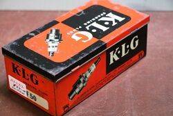 Vintage KLG Sparking Plugs Packaging Tin
