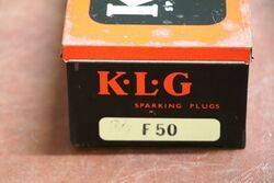 Vintage KLG Sparking Plugs Packaging Tin