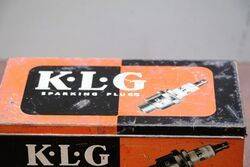 Vintage KLG Sparking Plugs  Packaging Tin