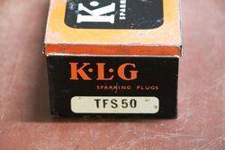 Vintage KLG Sparking Plugs  Packaging Tin