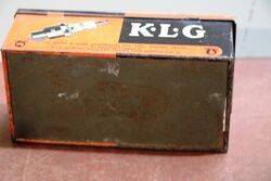 Vintage KLG Sparking Plugs  Packaging Tin