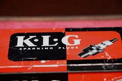 Vintage KLG TFS20 Spark Plug Part Pictorial Tin