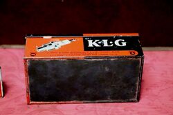Vintage KLG TFS20 Spark Plug Part Pictorial Tin
