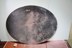 Vintage LAURENS Cigarettes Oval Pictorial Enamel Sign 