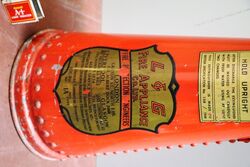 Vintage LandG Fire Appliance Co Conical Fire Extinguisher