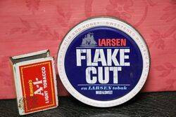 Vintage Larsen Flake Cut Tobacco Tin