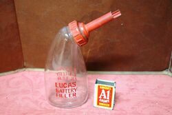 Vintage Lucas Battery Filler Bottle.