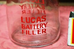 Vintage Lucas Battery Filler Bottle