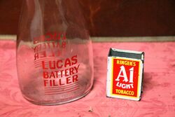 Vintage Lucas Battery Filler Bottle